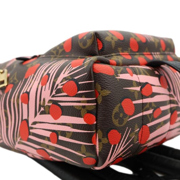 Louis Vuitton  Palm Springs PM Monogram Jungle Dots Backpack Bag Brown - Picture 6 of 12